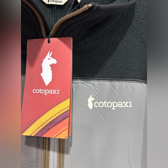 Cotopaxi Men’s XXL Abrazo Half-Zip Fleece Jacket Black Cinder GreyNWT - Picture 4 of 8